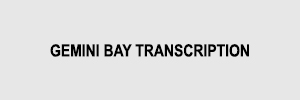 Zigma Marketing - GEMINI BAY TRANSCRIPTION